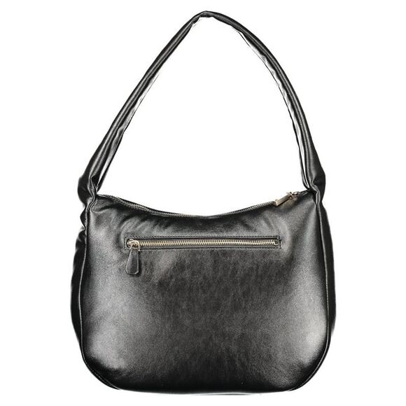Guess Jeans Nero Poliuretano Women Women's Handbag